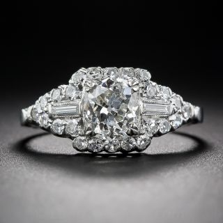 1.25 Carat Diamond and Platinum Vintage Engagement Ring