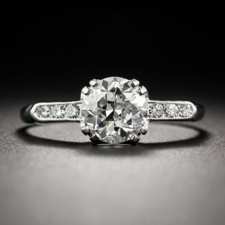 1.25 Carat Diamond Vintage Solitaire - GIA  J VVS2