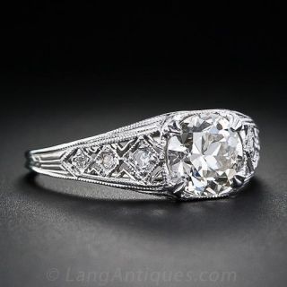 1.25 Carat Filigree Diamond Ring