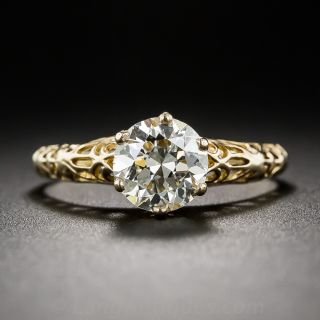 1.25 Carat Vintage Diamond Engagement Ring
