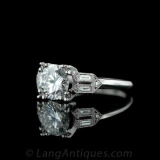 1.26 ct.Art Deco Style Engagement Ring