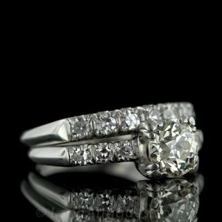 1.30 Carat Center Classic Diamond Wedding Set