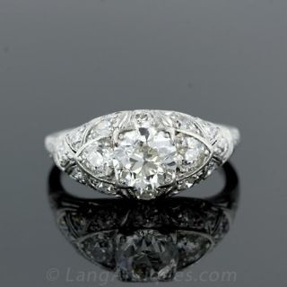 Edwardian Diamond Engagement Ring 
Edwardian Jewelry 