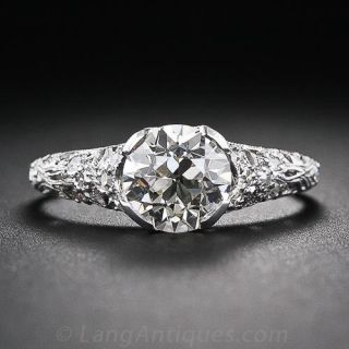 1.31 Carat Edwardian Engagement Ring