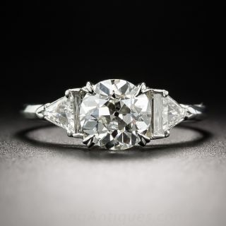 1.32 Carat Diamond Vintage Engagement Ring - GIA J VS2