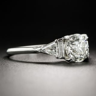 1.32 Carat Diamond Vintage Engagement Ring - GIA J VS2