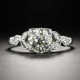 1.33 Carat Vintage Diamond Engagement Ring