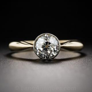1.35 Carat Antique Diamond Solitaire Ring