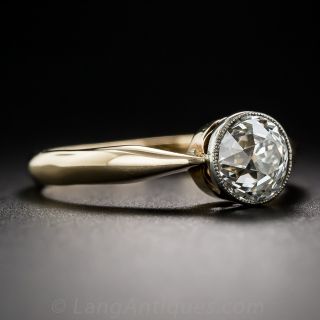 1.35 Carat Antique Diamond Solitaire Ring