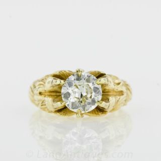 Victorian Diamond Yellow Gold Ring