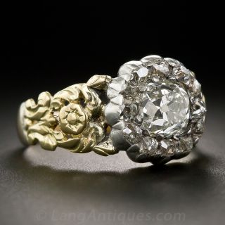 1.40 Carat Antique Diamond Engagement Ring