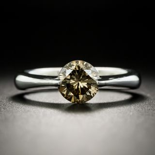 1.41 Carat Natural Brown Diamond Solitaire - GIA - 2