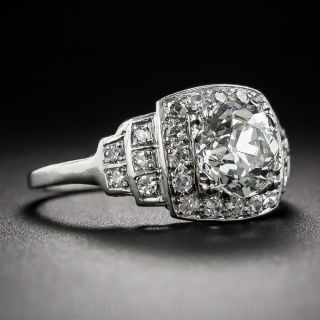 1.42 Carat Art Deco Diamond Engagement Ring