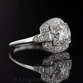 1.43 Carat Art Deco Diamond Ring