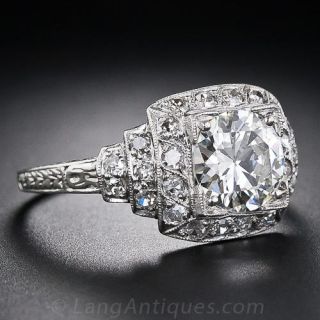 1.44 Carat Art Deco Diamond Ring