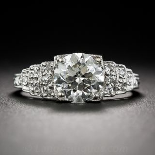 1.45 Carat Art Deco Engagement Ring