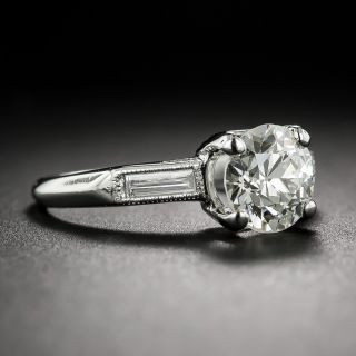 1.45 Carat Classic Art Deco Diamond Engagement Ring