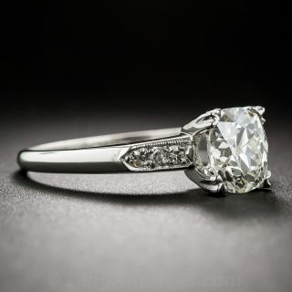1.48 Carat Old-Mine Cushion-Cut Diamond Engagement ring