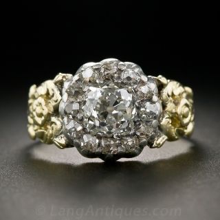 1.50 Carat Antique Diamond Engagement Ring
