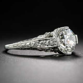 1.50 Carat Diamond Antique Engagement Ring
