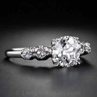 1.50 Carat  Diamond Vintage Engagment Ring