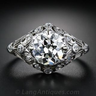 1.50 Carat Edwardian Diamond Ring