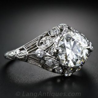 1.50 Carat Edwardian Diamond Ring