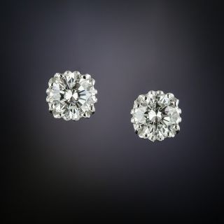 1.52 Carat Diamond Stud Earrings - 1