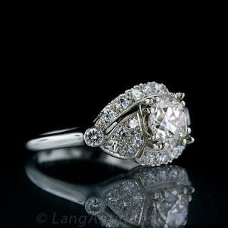 1.53 ct. Diamond Vintage Engagement Ring