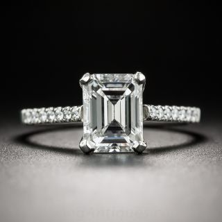 1.54 Carat Emerald-Cut Diamond Ring - GIA D VS2