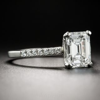 1.54 Carat Emerald-Cut Diamond Ring - GIA D VS2