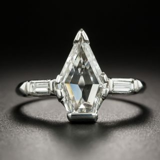 1.54 Carat Kite-Shaped Diamond Engagement Ring - GIA H VS1 - 2