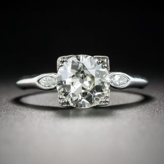 1.55 Carat European-Cut Diamond Ring - GIA N VS2