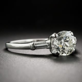 1.55 Carat Vintage Diamond Engagement Ring
