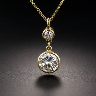 1.56 Carat Diamond Drop