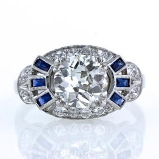 Art Deco Diamond Engagement Ring 
Art Deco Jewelry 