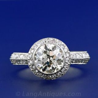Diamond Platinum Engagement Ring 