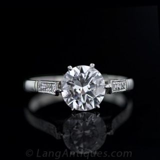 Main View 1Estate Diamond Engagement Ring 