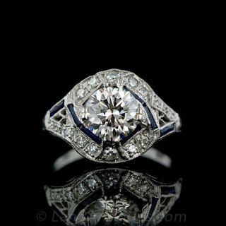 Art Deco Diamond Engagement Ring 
Art Deco Jewelry 