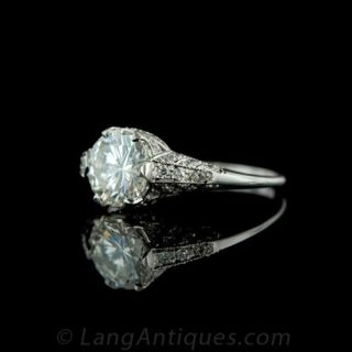 1.63 ct. Art Deco Style Engagement Ring