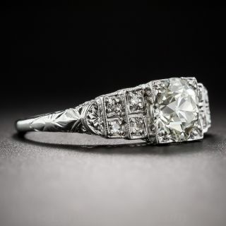 1.65 Carat Art Deco Diamond Engagement Ring