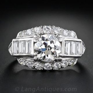 1.65 Carat European-Cut Estate Diamond Ring - 2