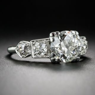 1.68 Carat GIA K VVS1 Art Deco Engagement Ring