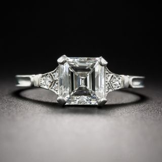 1.69 Carat Asscher-Cut Diamond Engagement Ring - GIA I/VS2 - 1
