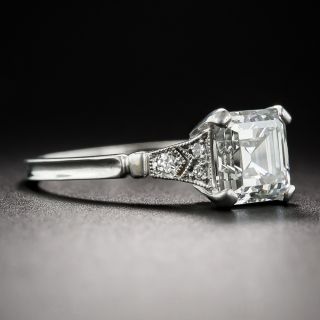 1.69 Carat Asscher-Cut Diamond Engagement Ring - GIA I/VS2