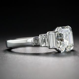 1.75 Carat Asscher-Cut Diamond Ring - GIA I/VS1