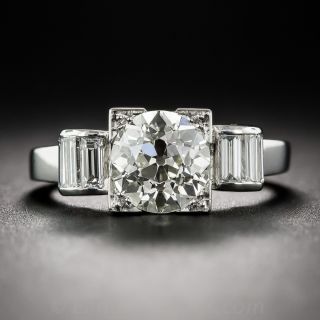 1.75 Carat Diamond Art Deco Engagement Ring - 3