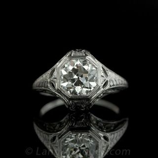 Edwardian Diamond Engagement Ring 
Edwardian Jewelry 