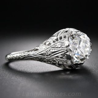 1.83 Carat Cushion Diamond Solitaire