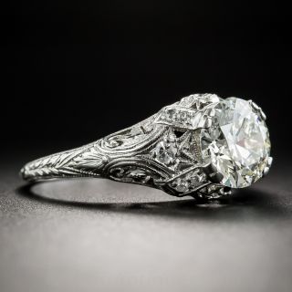 1.84 Carat Art Deco Diamond Engagement Ring - GIA 
